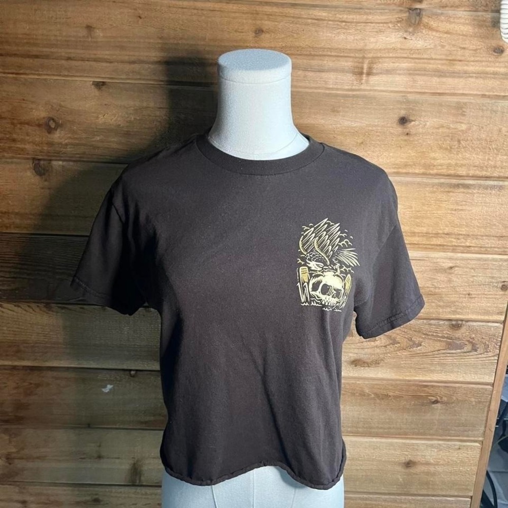 Y2K Brown and yellow Threadless graphic tee